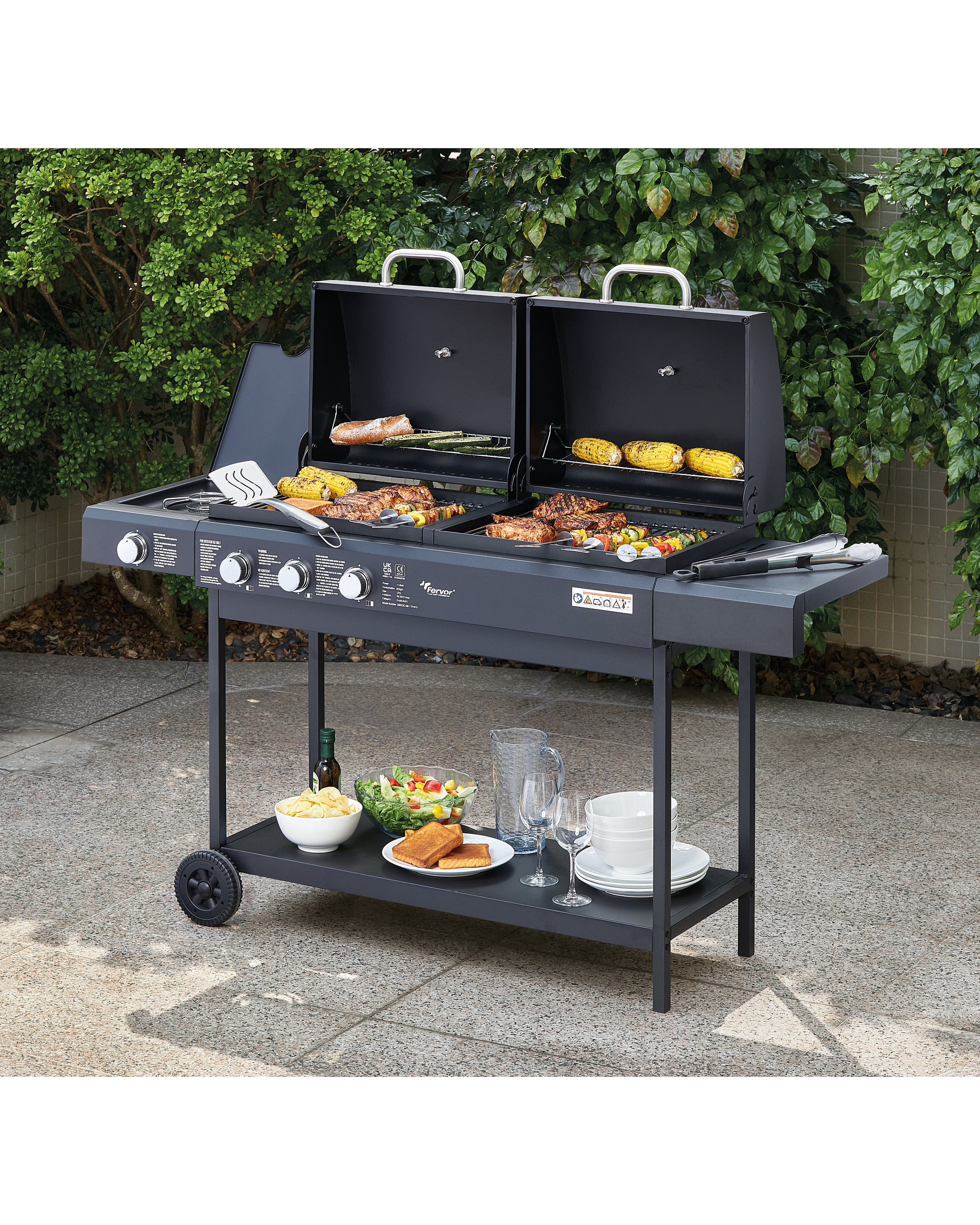 aldi dual fuel bbq