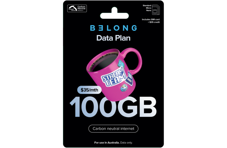 belong 100gb data plan