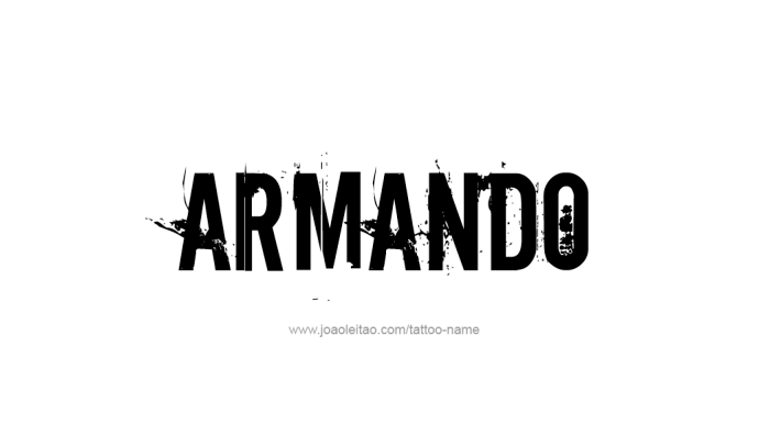 nombre de armando para tatuajes