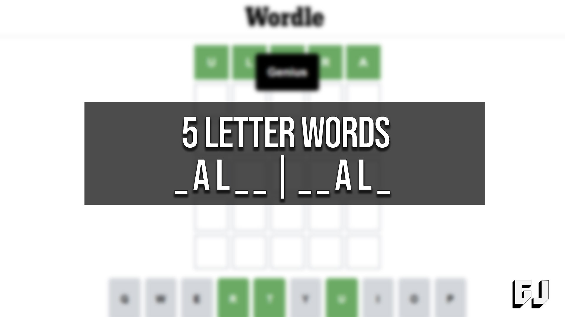 five letter words with als in middle