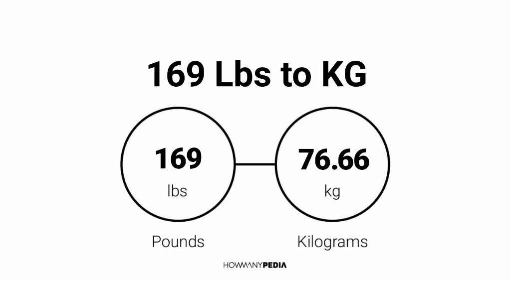 169lbs to kg