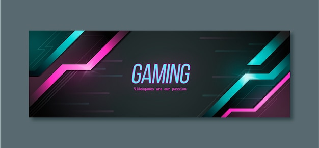 gaming banner background