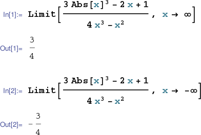 matlab limit infinity