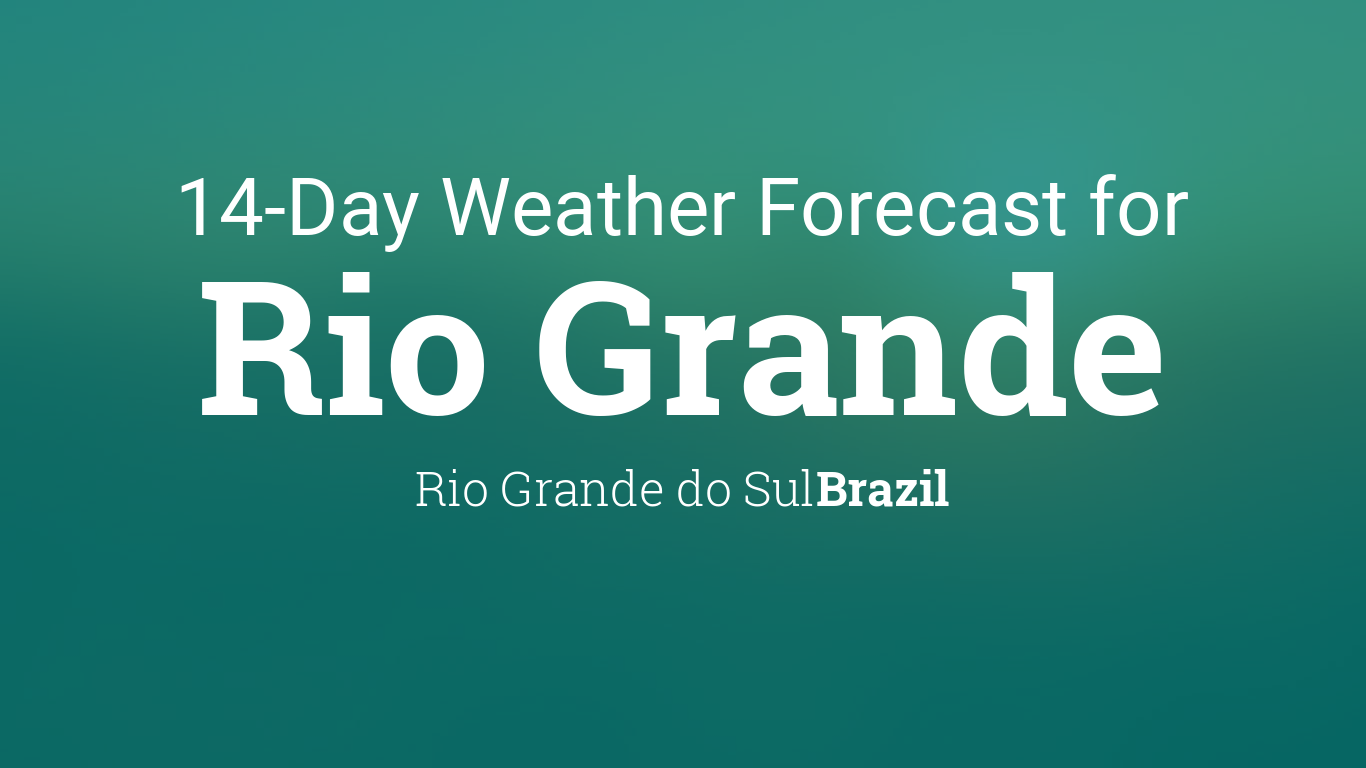 rio weather today