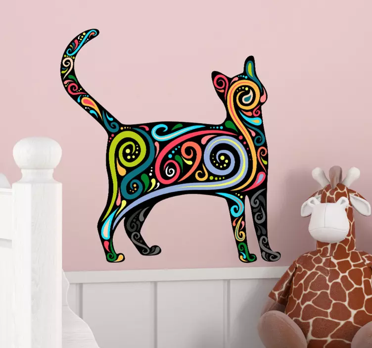 cat wall stickers