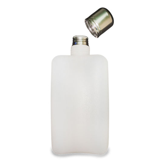 plastic whiskey flask