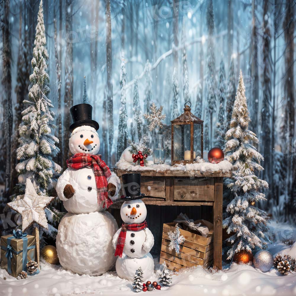 snowman backdrop