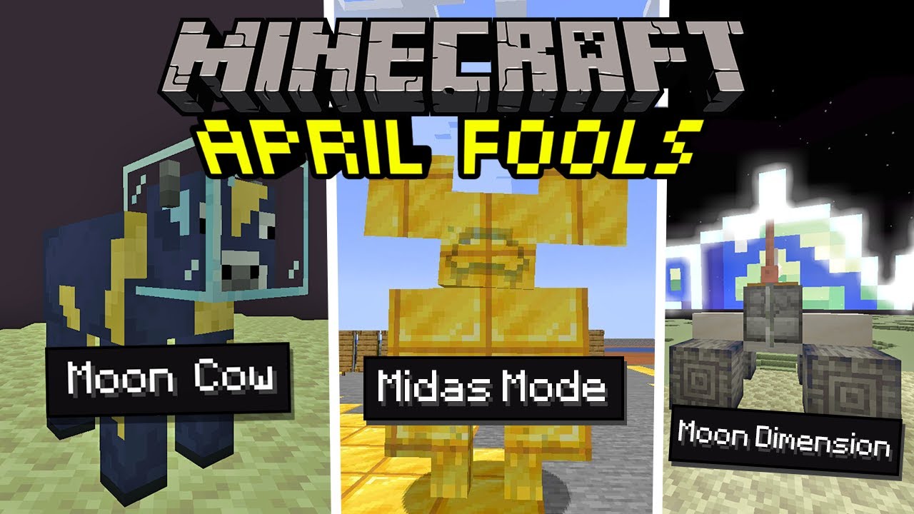 minecraft april fool