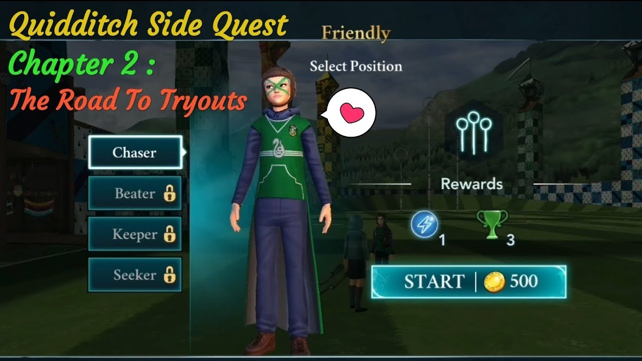 hogwarts mystery quidditch chapters