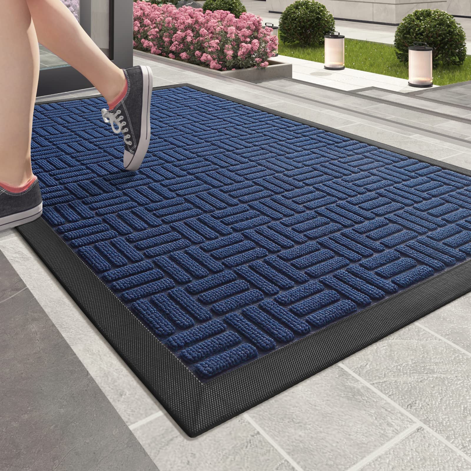 large waterproof outdoor door mats