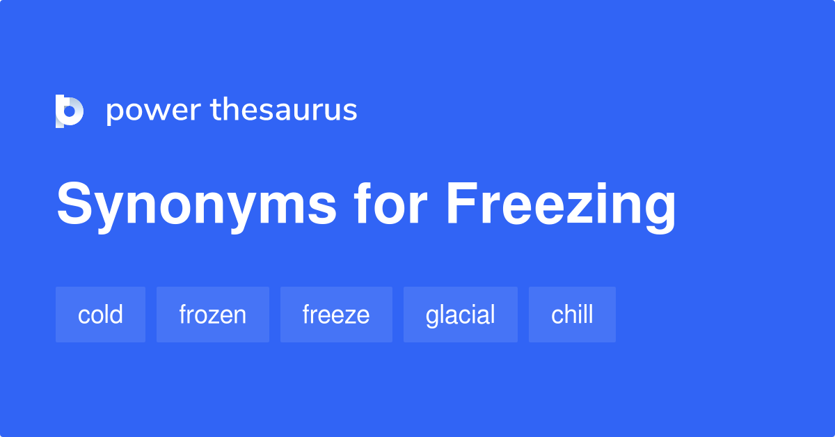 freeze thesaurus