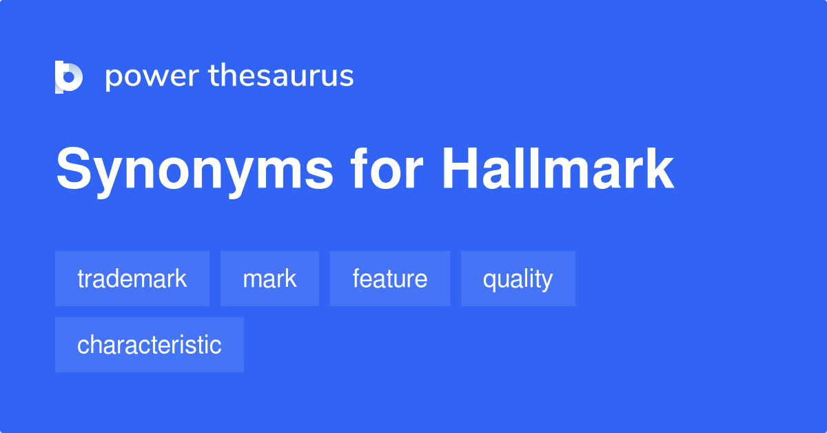 hallmark thesaurus