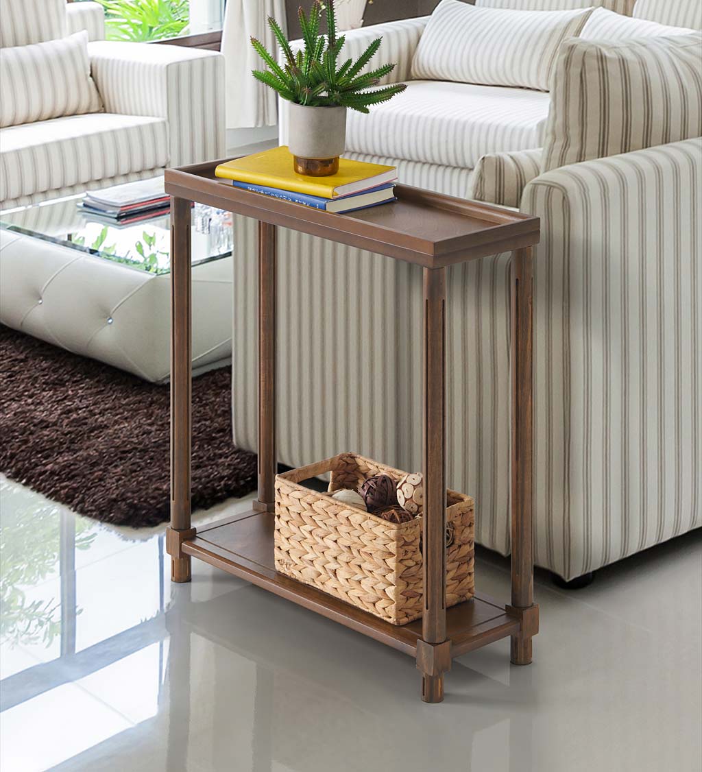 skinny side table