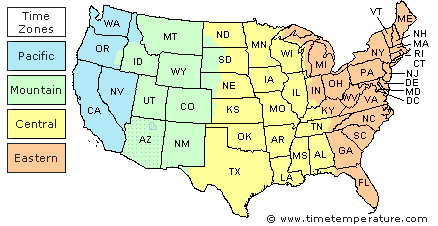 what is et time zone