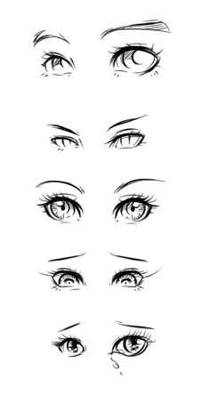 ojos de mujer anime