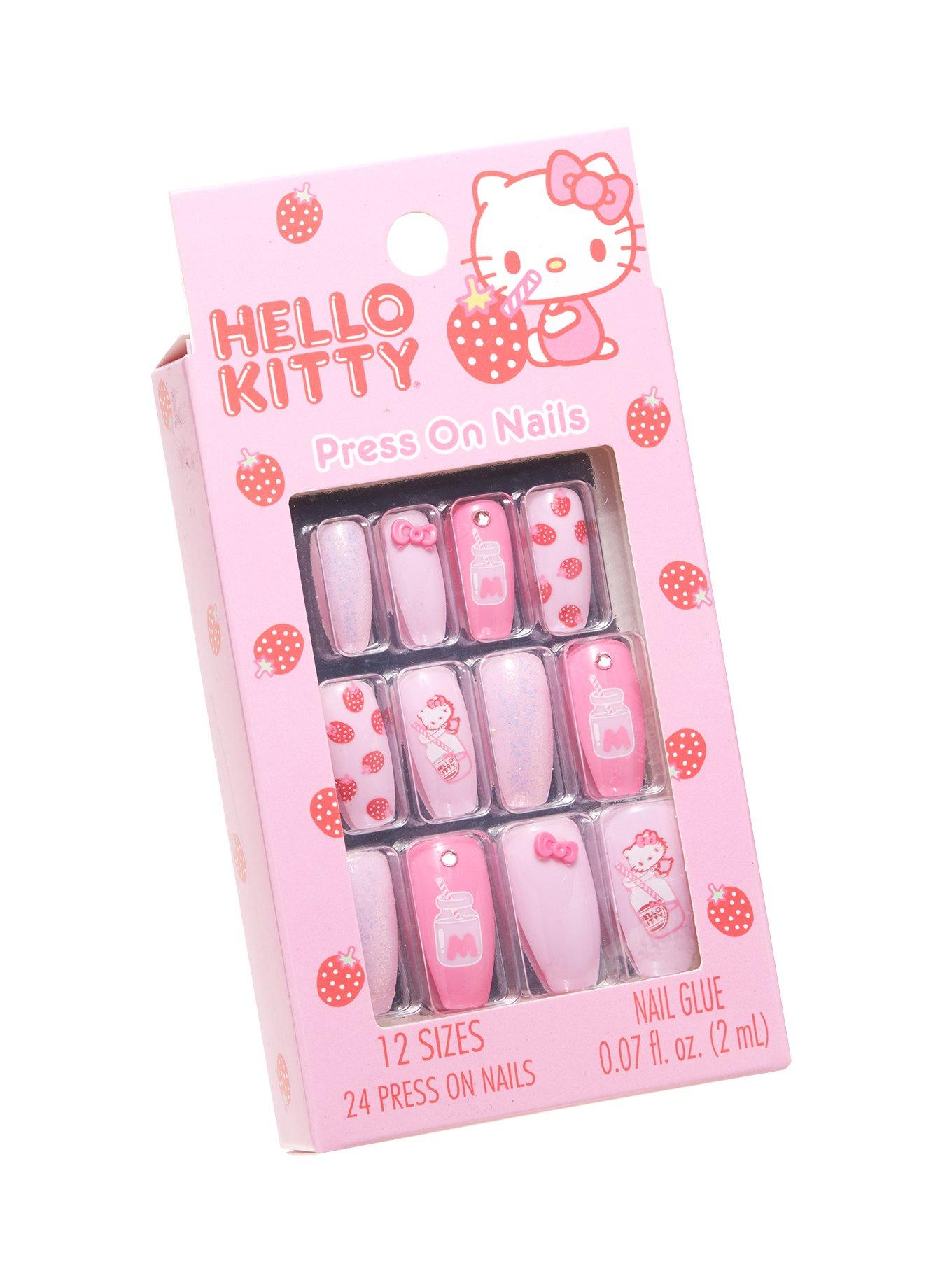 hello kitty press on nails