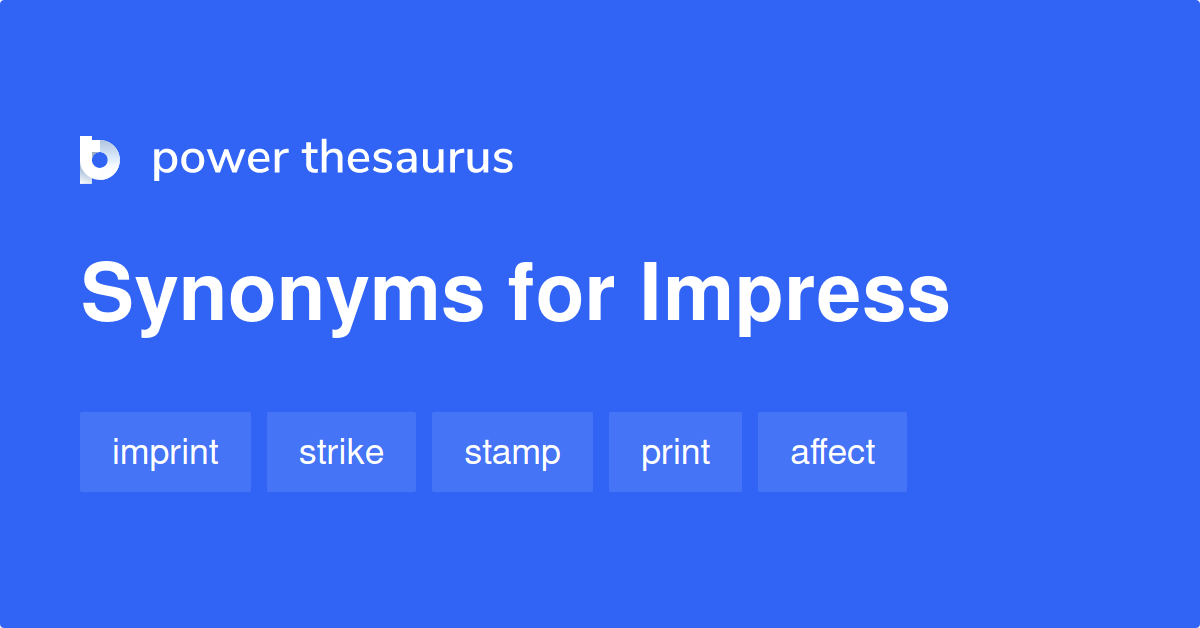 impress synonyms