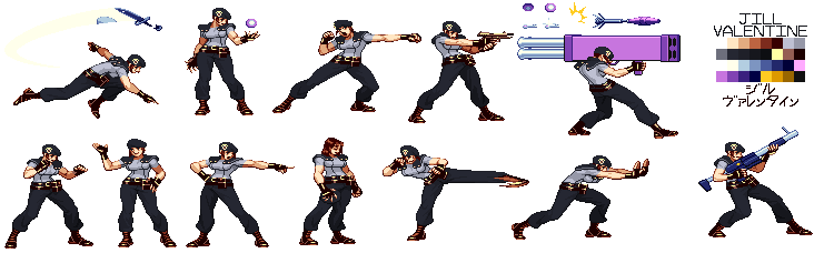 jill valentine sprites