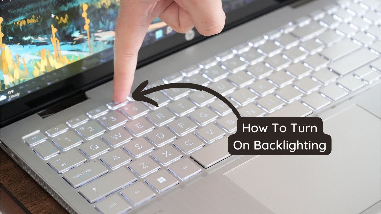 how to turn keyboard backlight on