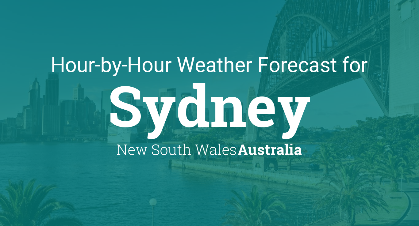 sydney weather forecast hourly