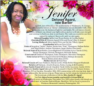 obituary barbados nation newspaper