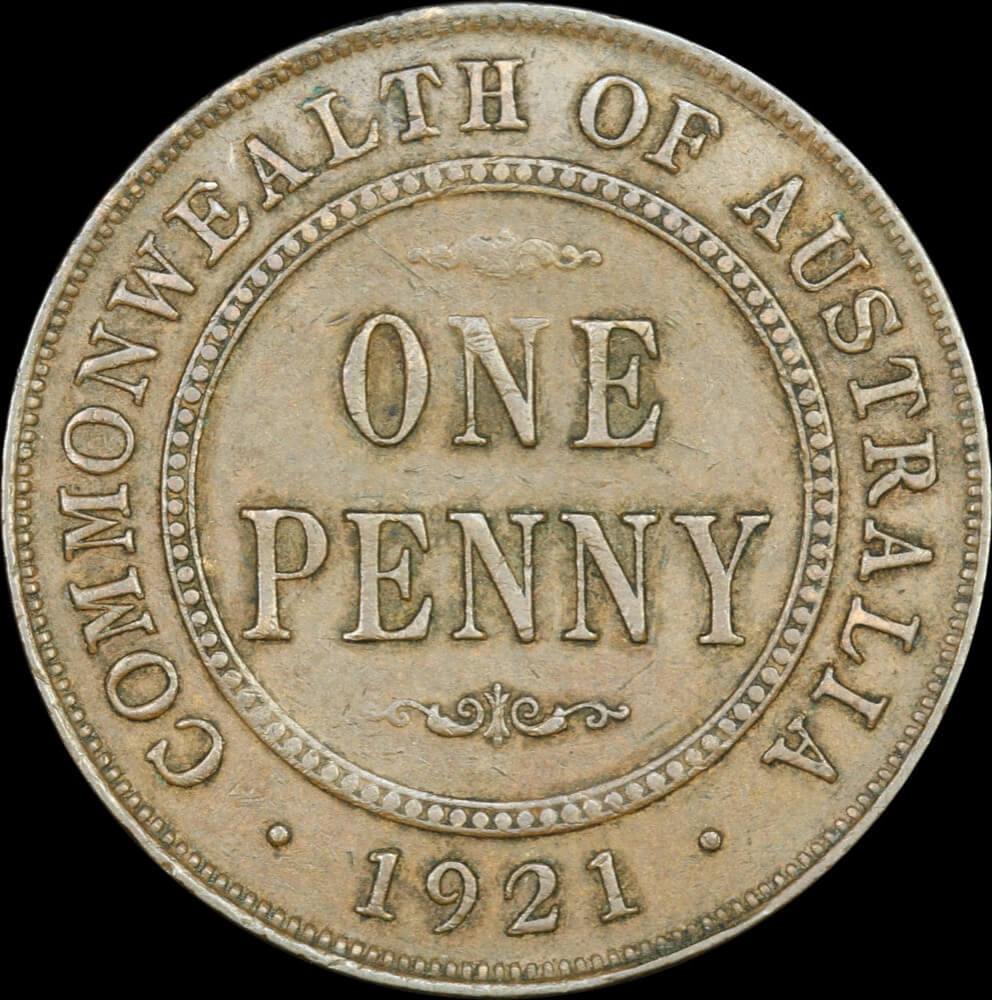 1921 penny australia