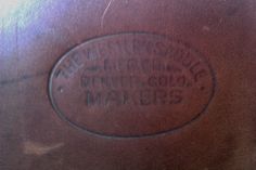 vintage western saddle makers marks