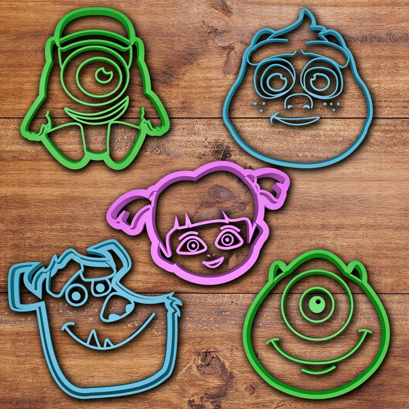 monsters inc cookie cutters