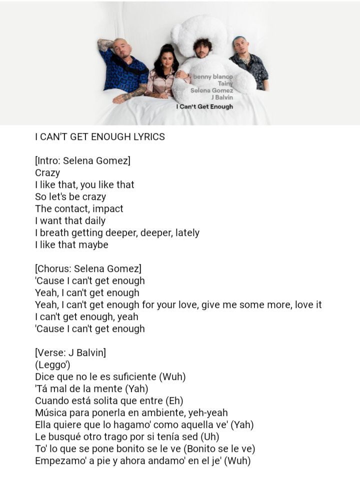 cant get enough lyrics