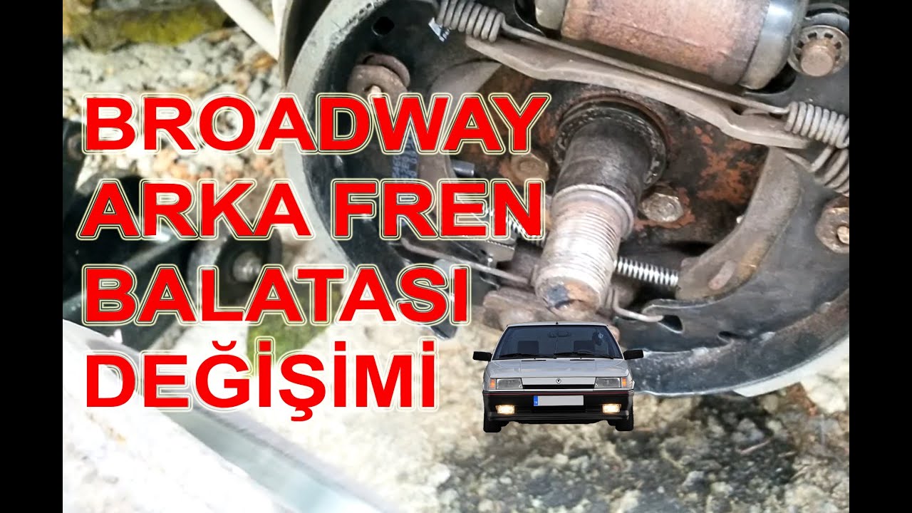 broadway arka fren balatası