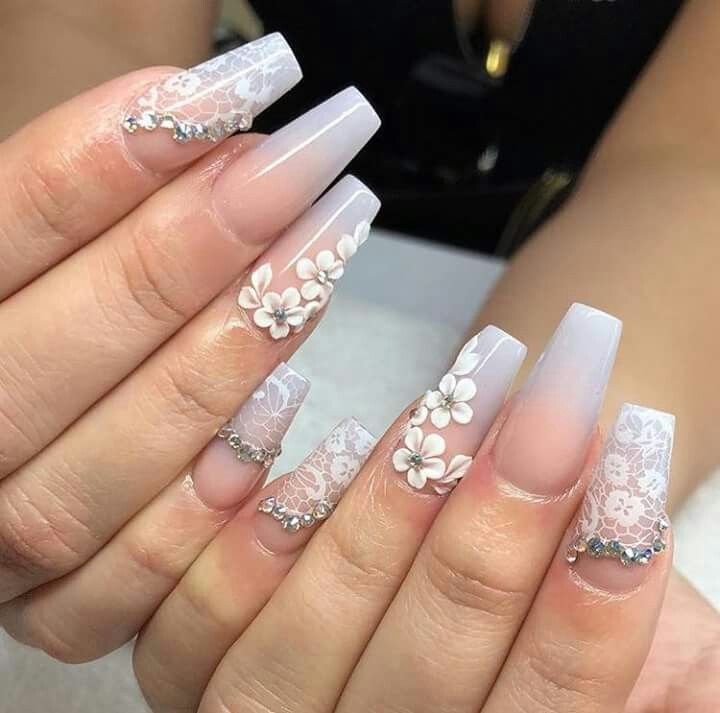 uñas de acrilico para boda