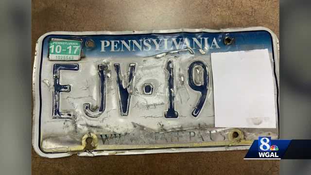 pa license plate replacement peeling