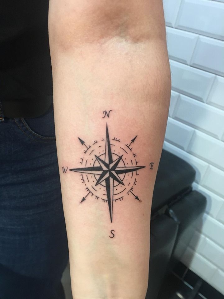 tattoo männer kompass