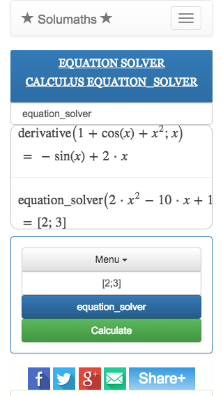 solve equation online calculator