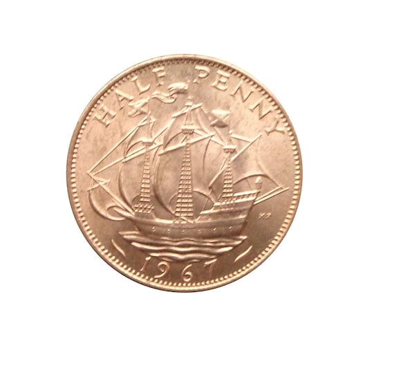 1967 half penny