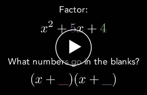 quadratic factorisation calculator