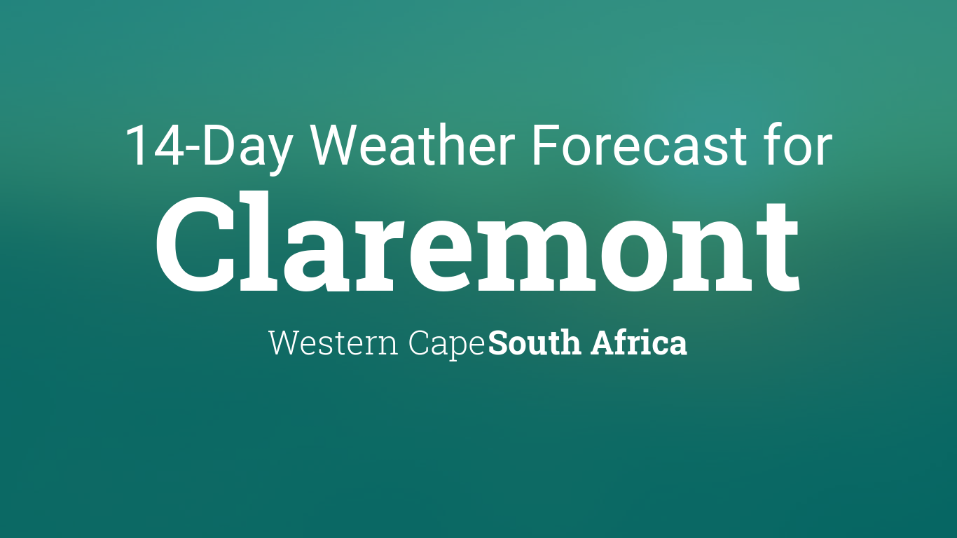 14 day cape town weather forecast