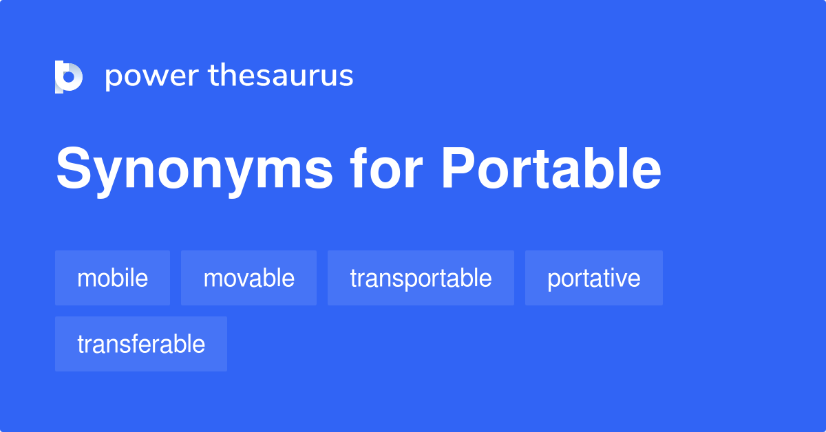 portable synonym