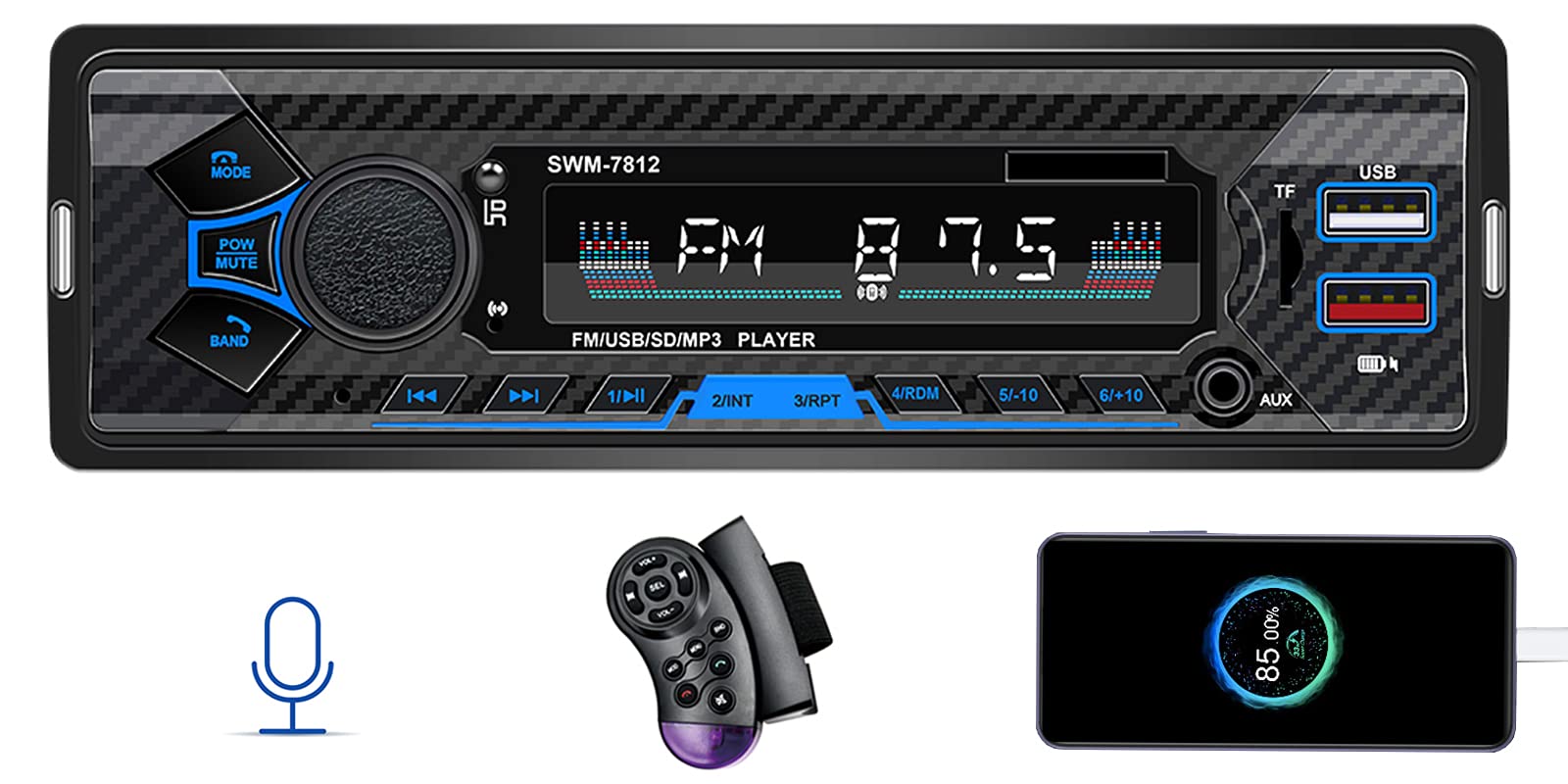bluetooth car stereo system