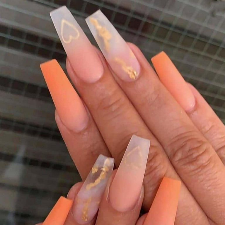 coffin acrylic nails