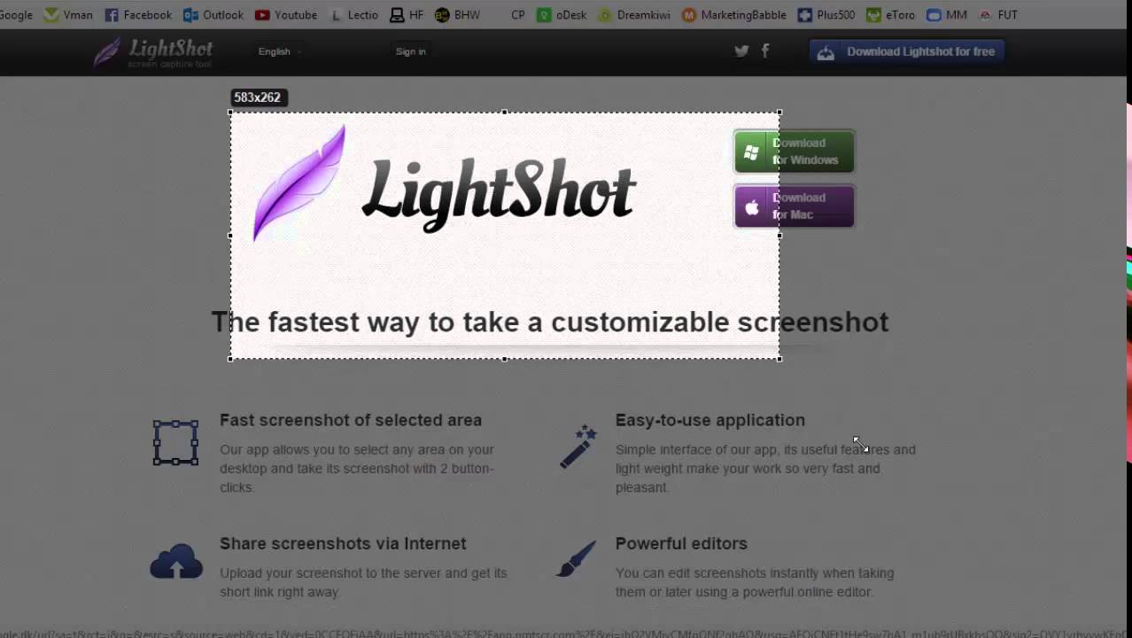 lightshot commands