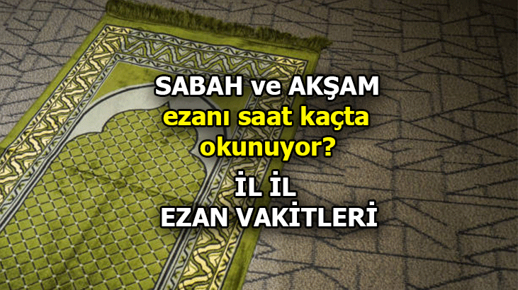 için sabah ezanı