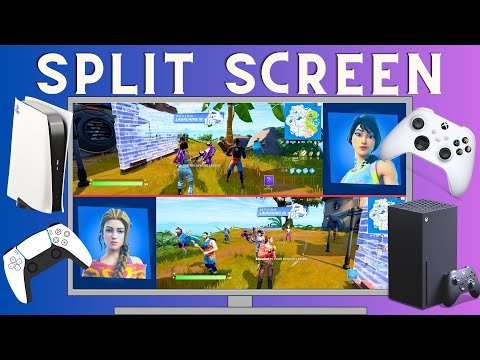 how to play split screen on fortnite xbox series x