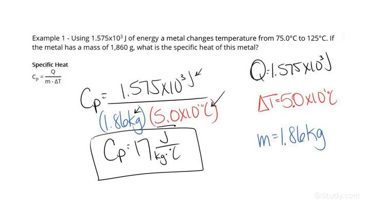 what is the specific heat of a substance