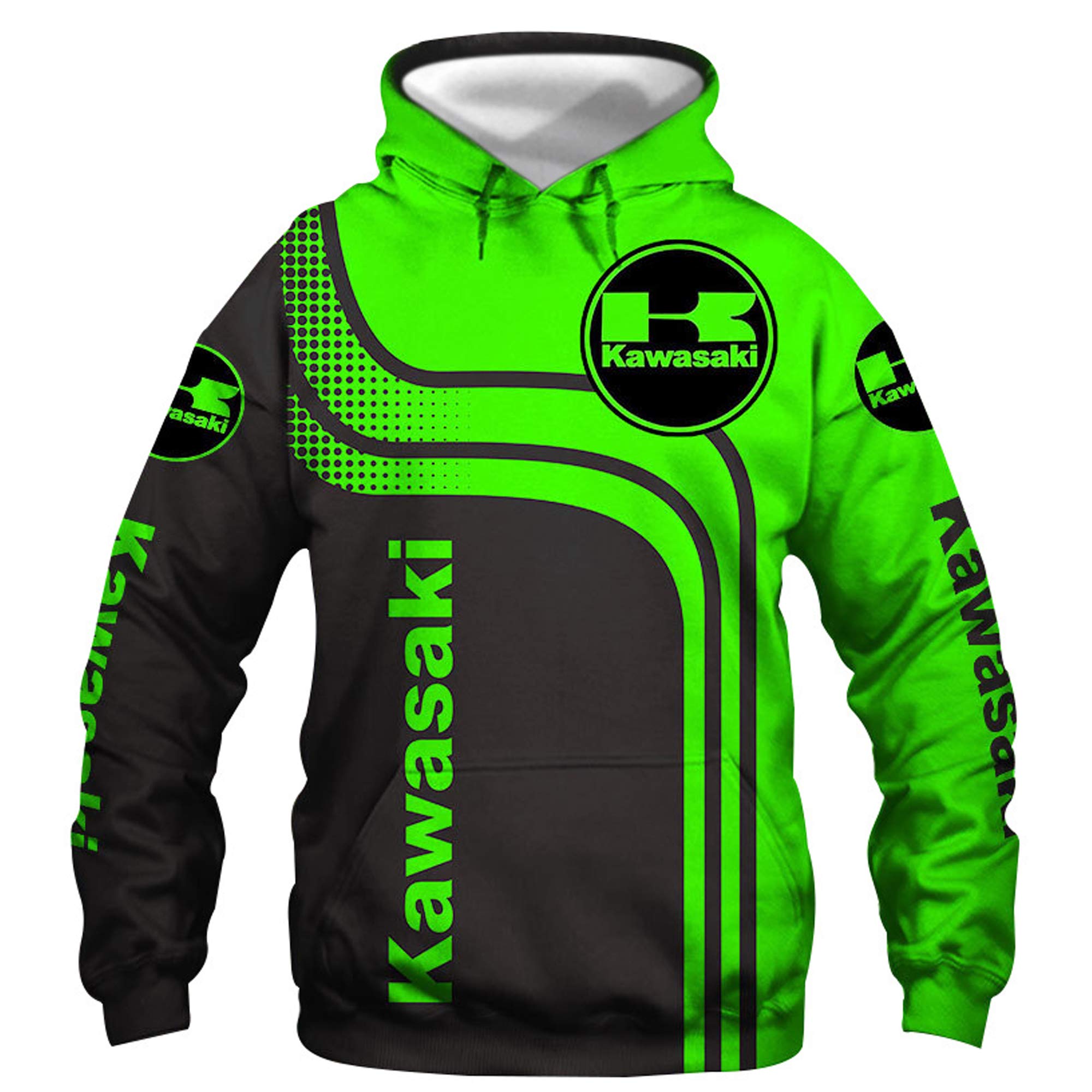 kawasaki hooded sweatshirt