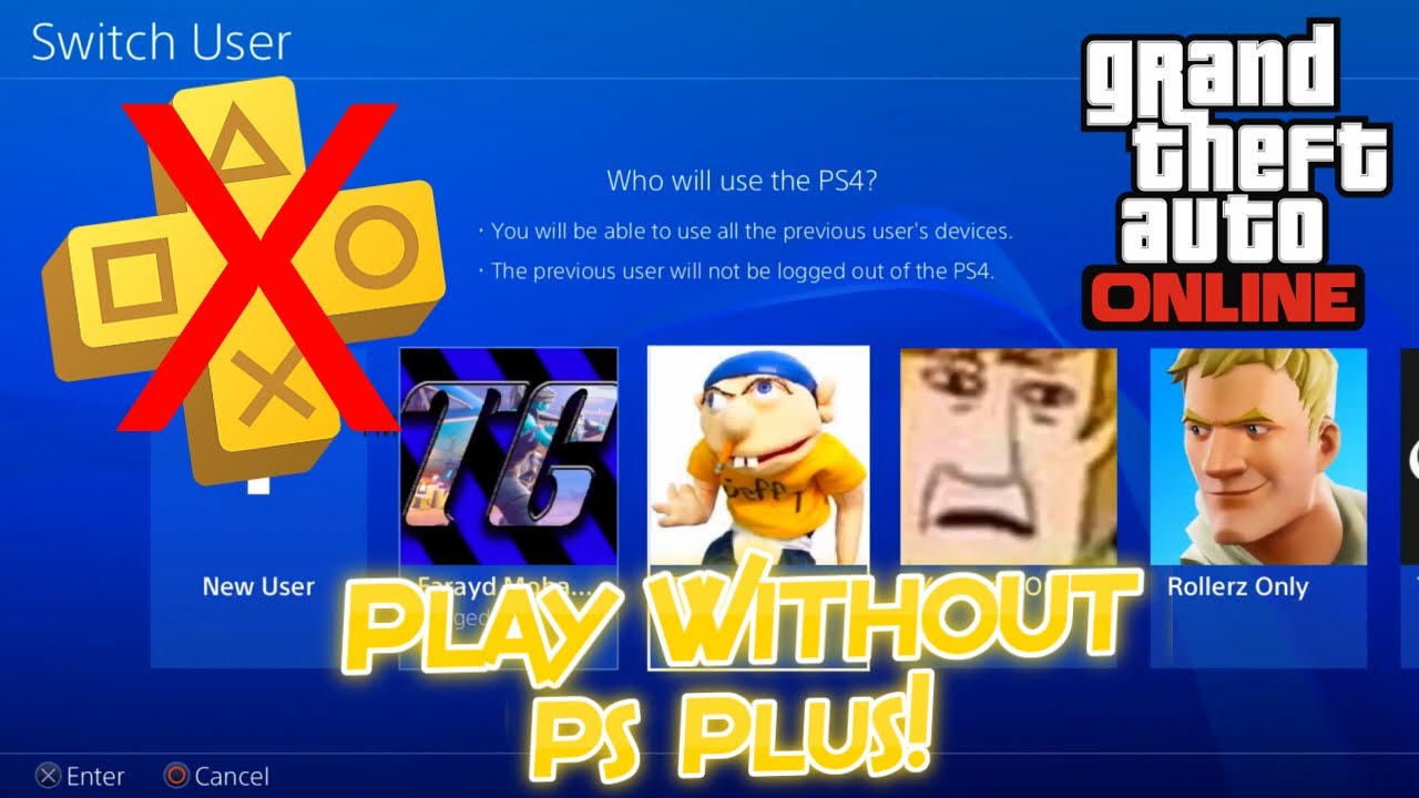 how to play online without ps plus