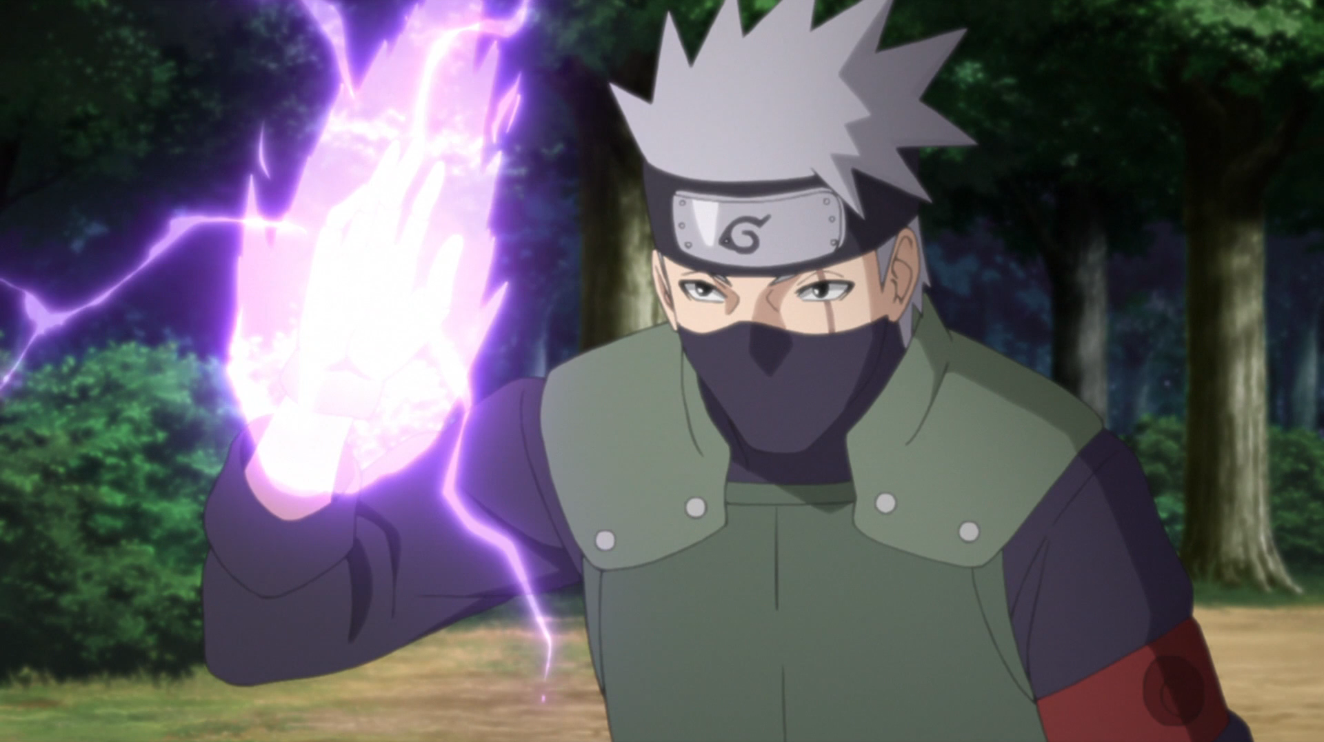 kakashi purple lightning