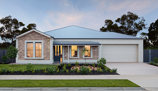 two wells display homes