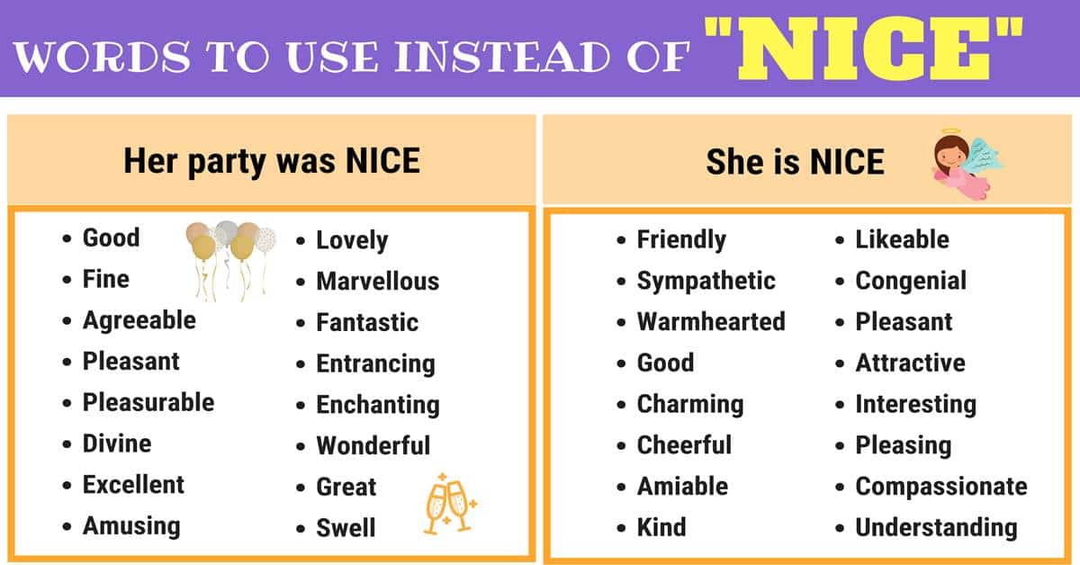 synonym nice