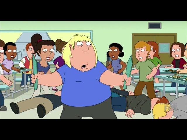 family guy meg and chris fight the whole school episode